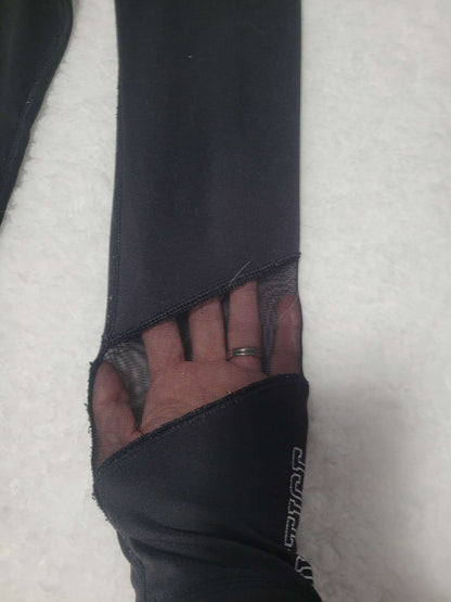 Justice leggings with mesh at the bottom , Kids 8