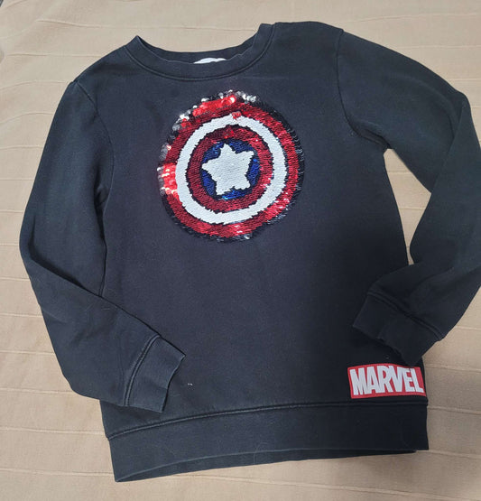 Captain America sweater , Kids 6/6X