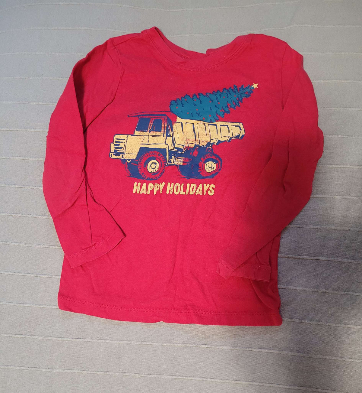 Boys Christmas long sleeve shirt , Kids 5/5T