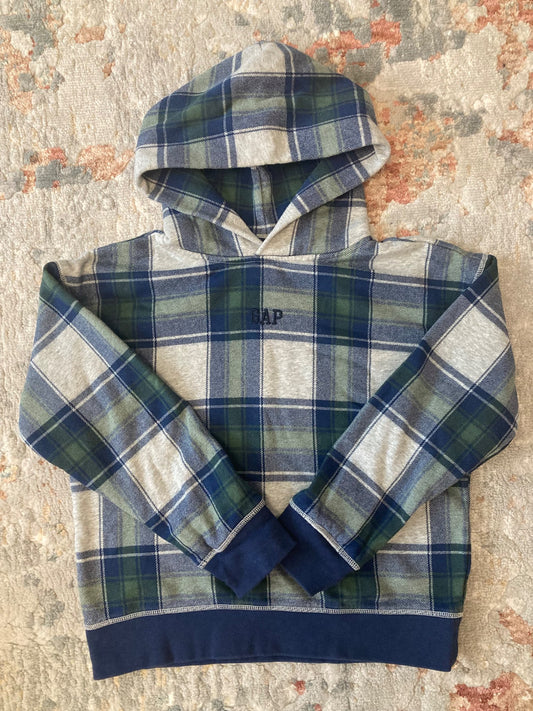 GAP Plaid Hoodie - Boys L, Kids 12 & 14 (large)