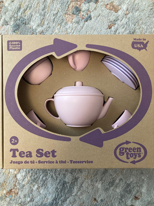 Green Toys Tea Set - Pottery Barn Kids Exclusive Colorway - Retails $59