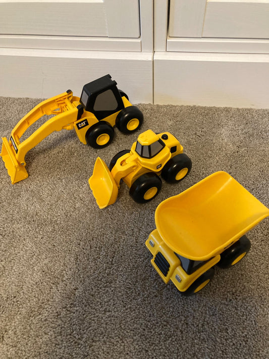 CAT take apart construction toys - set of 3