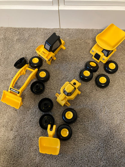 CAT take apart construction toys - set of 3