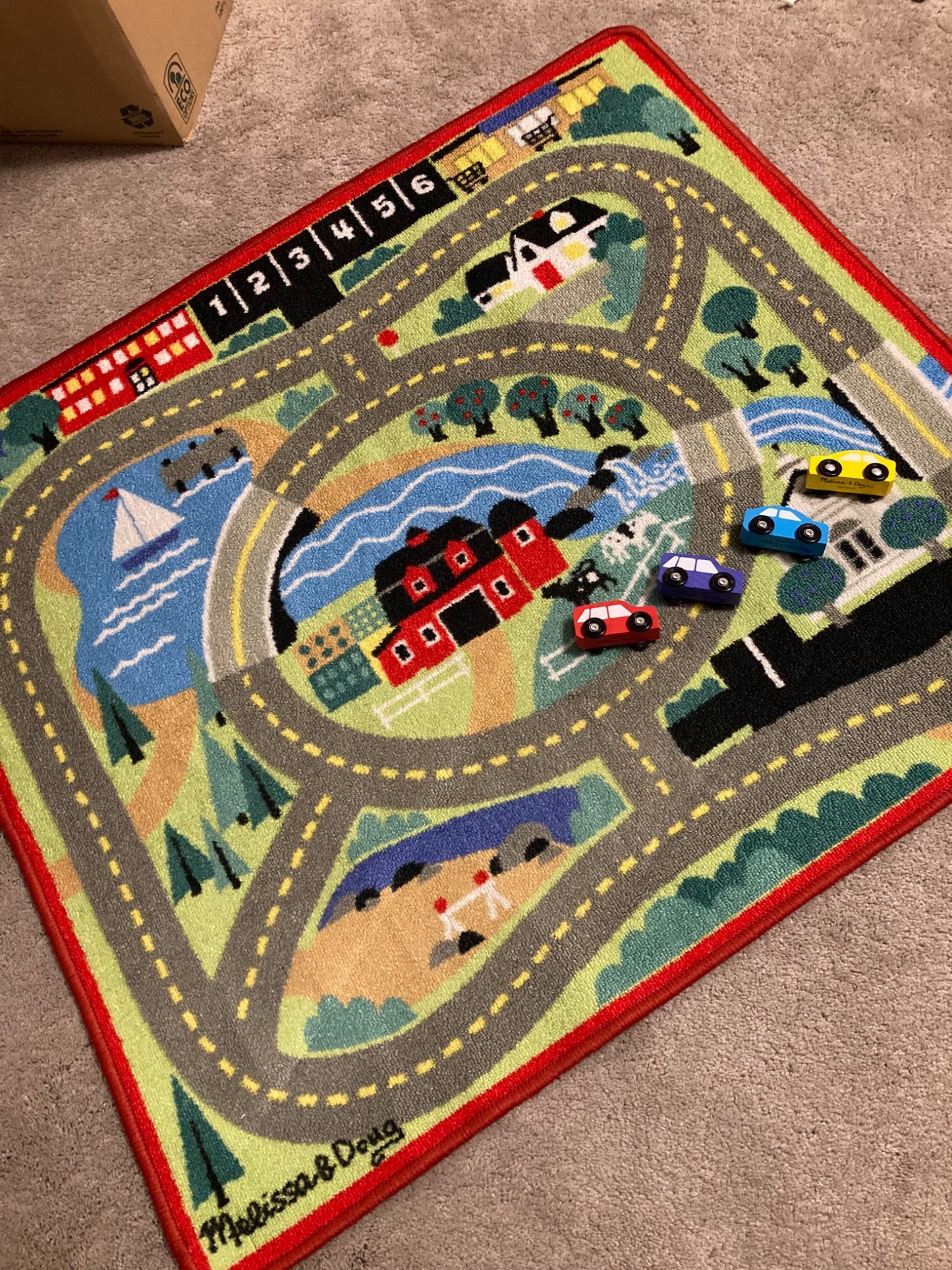 Melissa & Doug - Car Mat Set - Retails $49