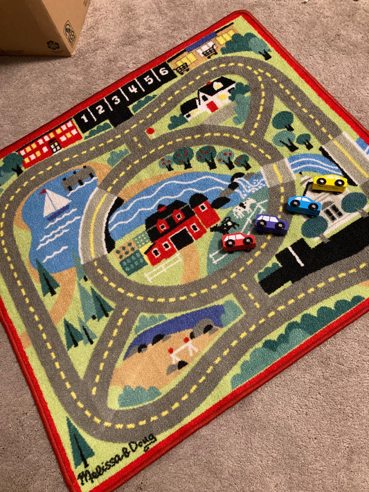 Melissa & Doug - Car Mat Set - Retails $49