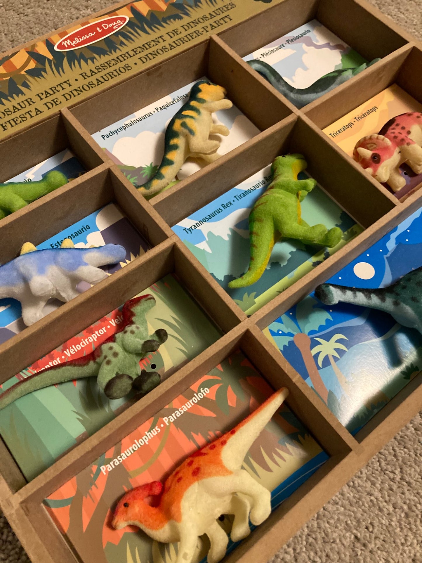 Melissa & Doug - Dinosaur Party - 9 Dino Figures - retails $32