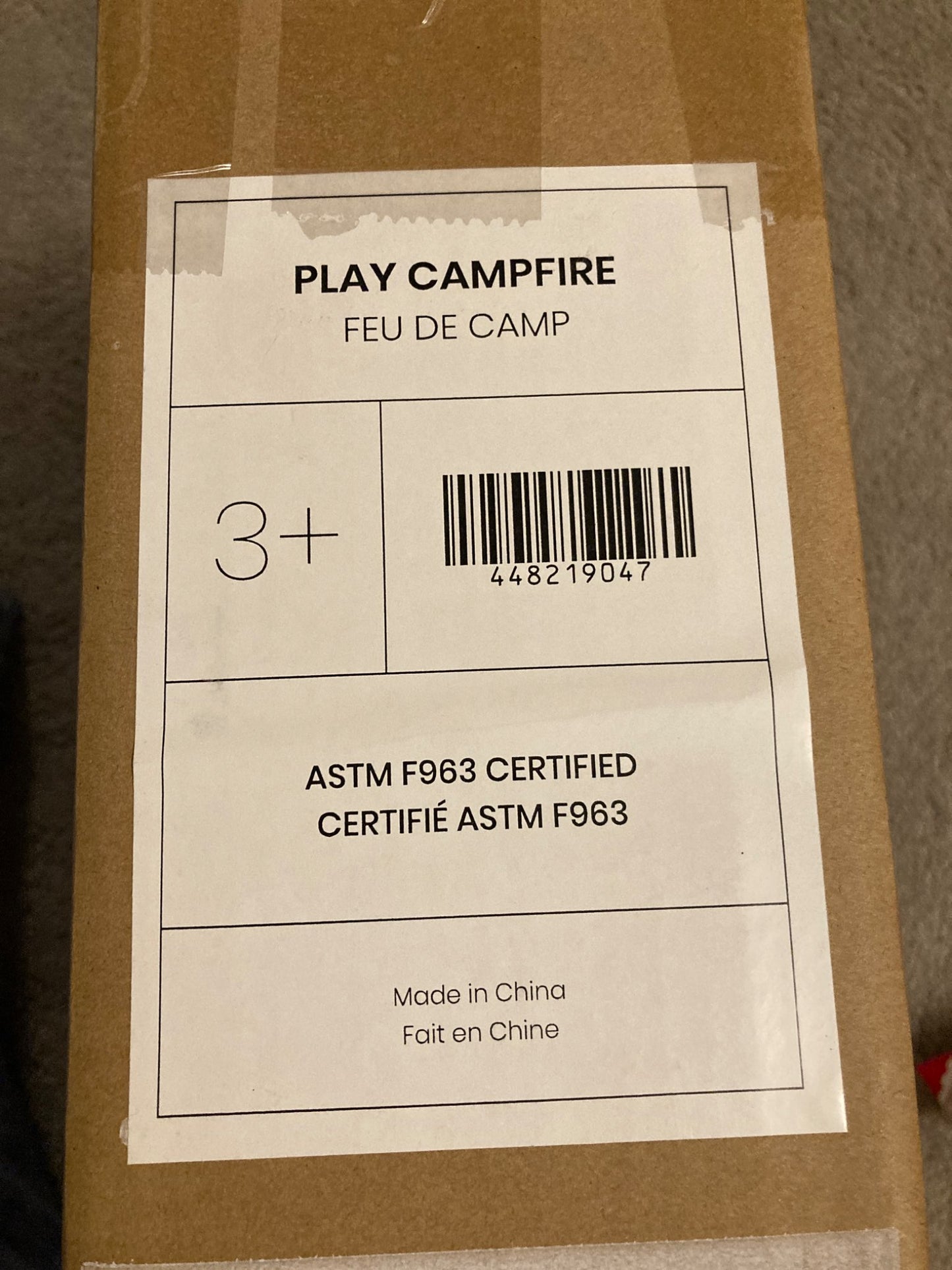 Coco Village - plush play Campfire Set - Brand New in Box - Retails $80