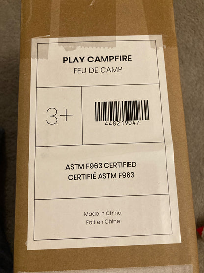 Coco Village - plush play Campfire Set - Brand New in Box - Retails $80