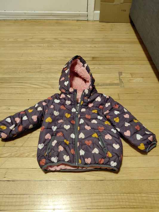 Hearts winter jacket, Kids 24 Month (18-24M)