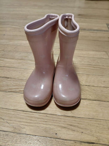 Pink rain boots, Shoes 5 (Walkers:12-24 mth)