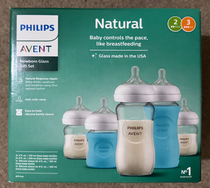 Philips Avent Natural Newborn Glass Bottle Gift Set
