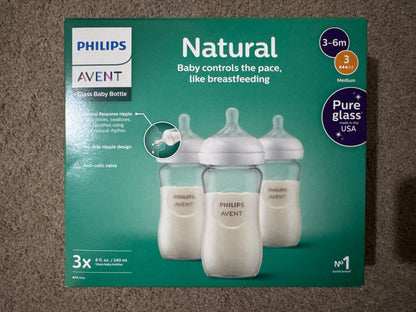Philips Avent Natural Glass Baby Bottles