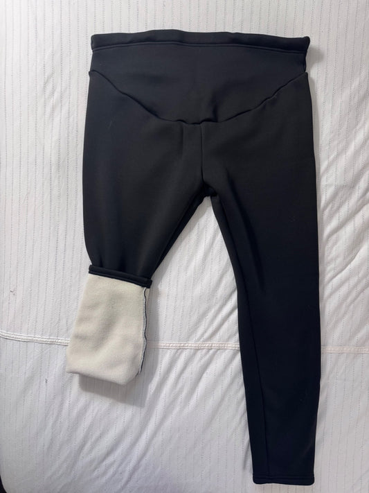 Maternity Leggings Fleece XL/XXL, Maternity XL (16-18)