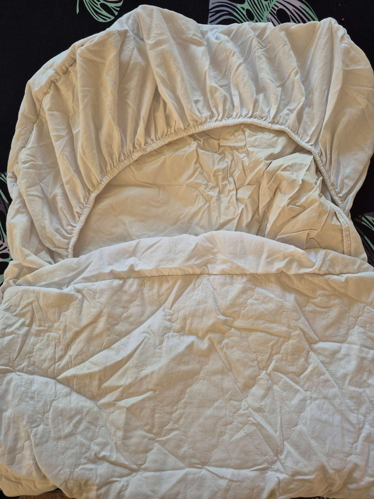 2-Pack Waterproof Mattress Protectors (1 New Twin + 1 Used Crib)