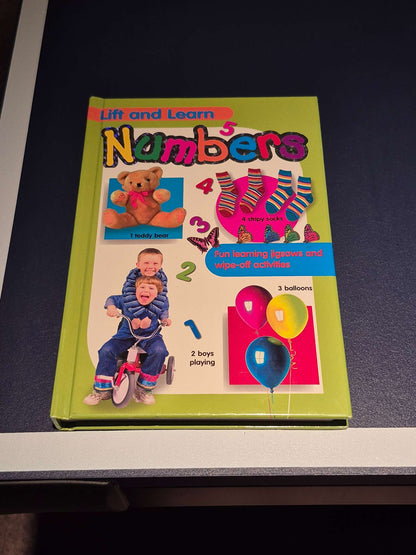 Lift and Learn Numbers Interactive Puzzle & Wipe-Off Book