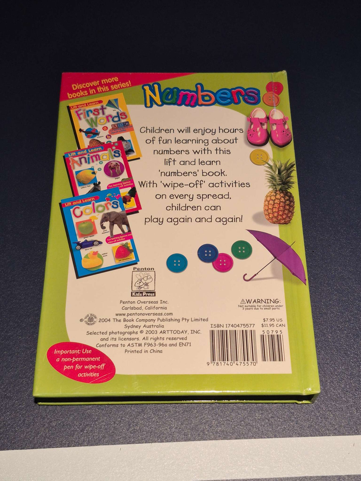 Lift and Learn Numbers Interactive Puzzle & Wipe-Off Book