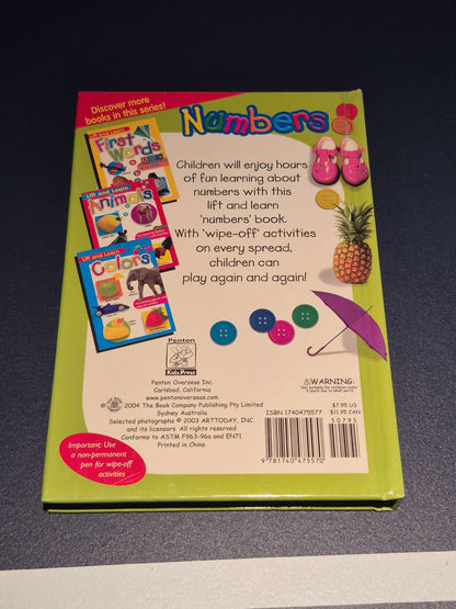 Lift and Learn Numbers Interactive Puzzle & Wipe-Off Book