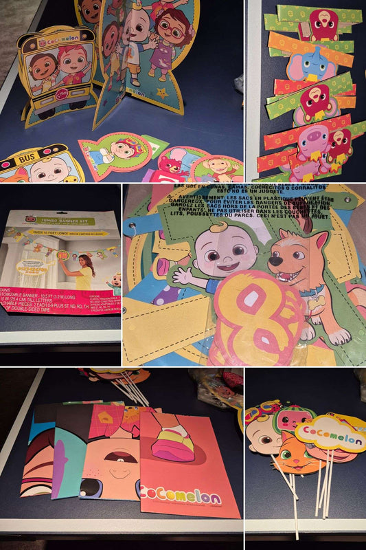 Cocomelon Birthday Party Decoration Bundle