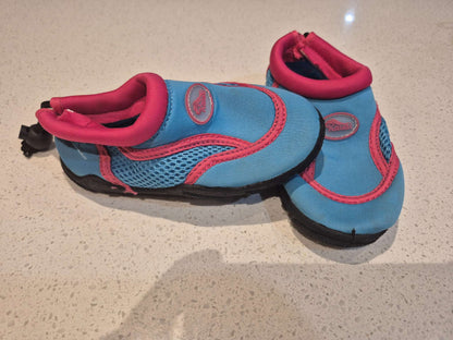 Kauai Blue & Pink Toddler Water Shoes - Size 8T, Shoes 8 (Toddler:2-4yr)