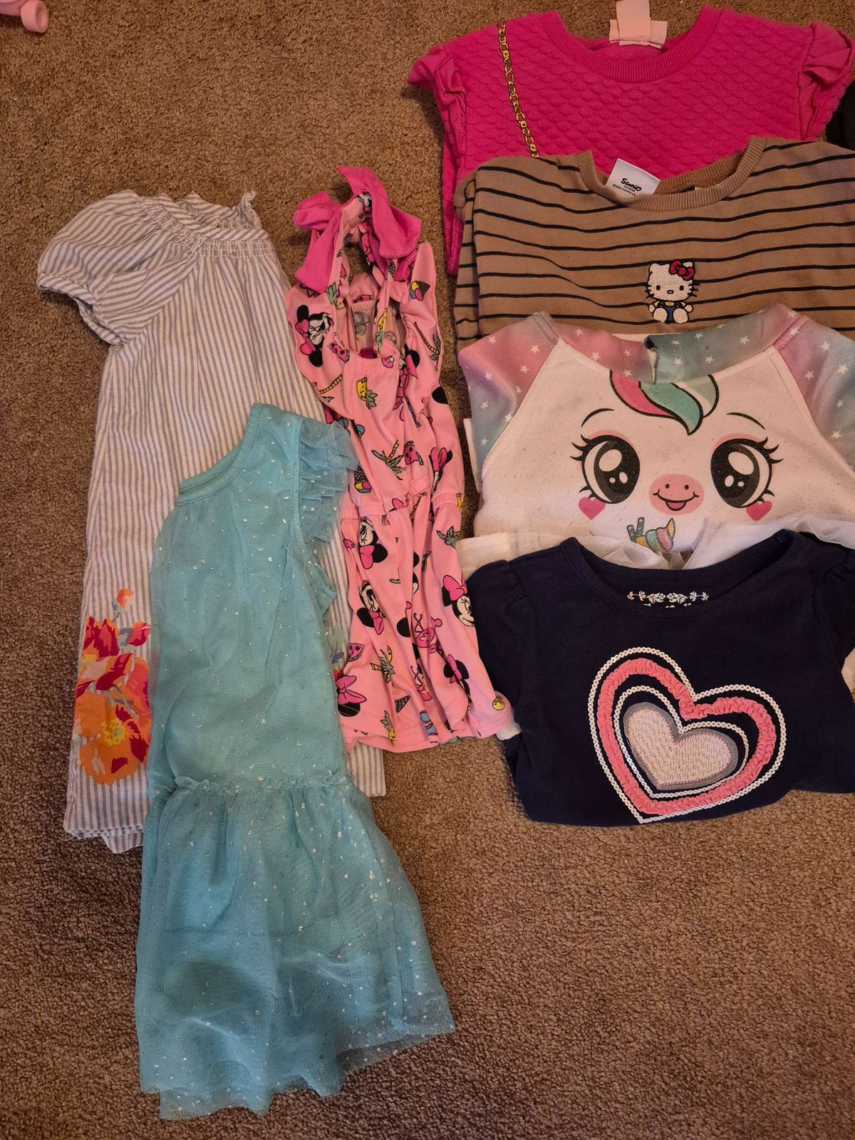 Girls Size 3T Clothing Mega Bundle - 20-Piece Wardrobe Lot, Kids 3T