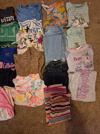 Girls Size 3T Clothing Mega Bundle - 20-Piece Wardrobe Lot, Kids 3T