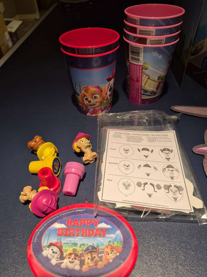 PAW Patrol Birthday Party Supplies & Decor Bundle - Partial Set