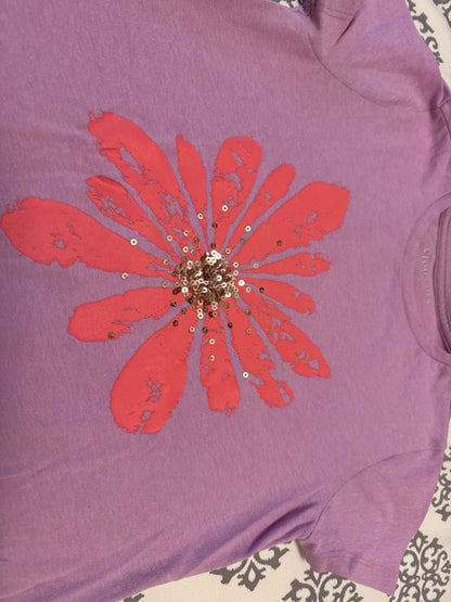 Girls sparkly t-shirt , Kids 10