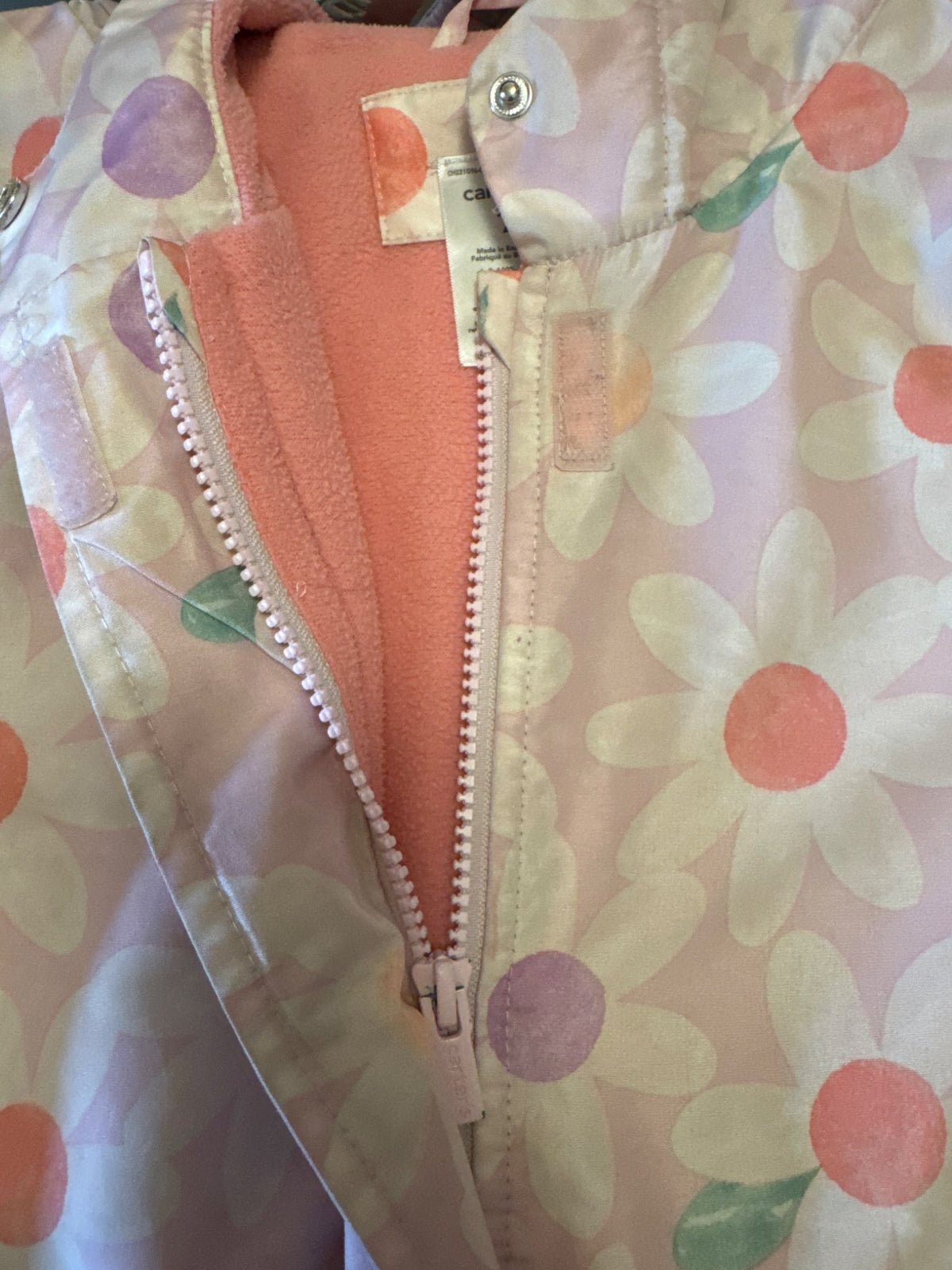 Girls water resistant & fleece coat, Kids 7