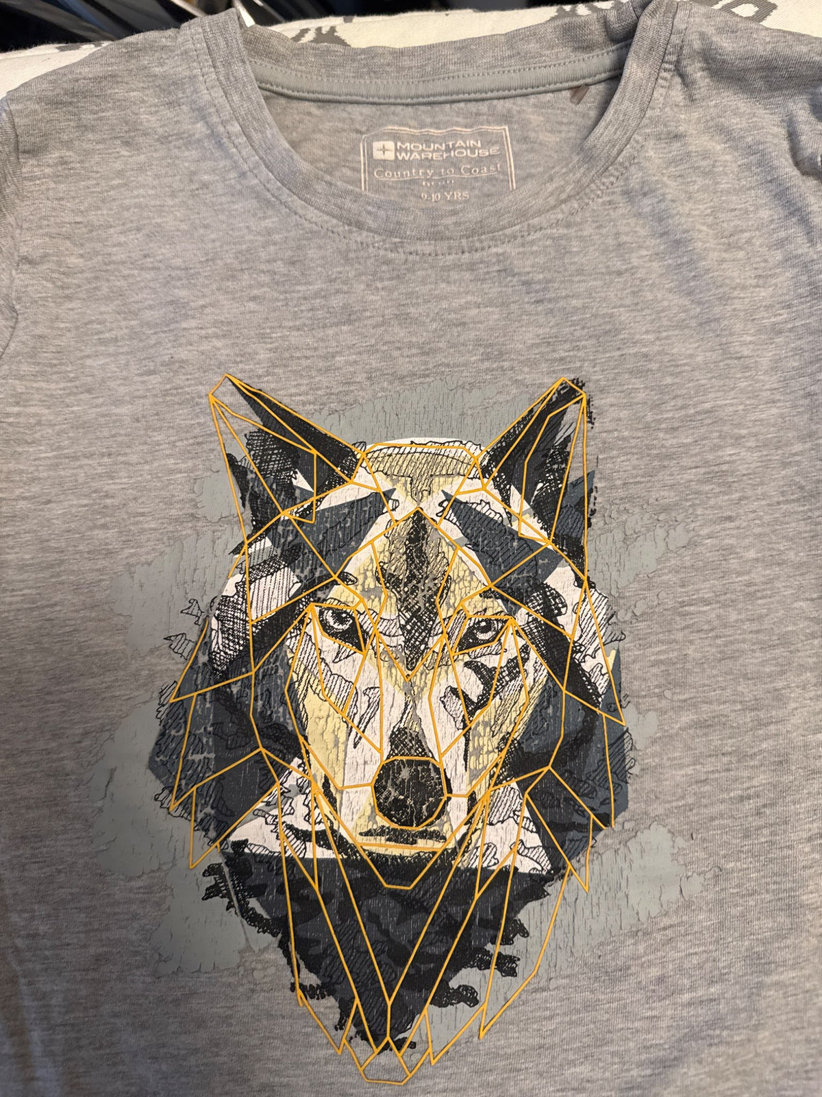 Wolf long sleeve shirt, Kids 12 Month (9-12M)