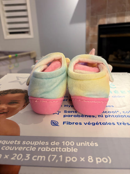 Girls Unicorn Slippers , Shoes 6 (Walkers:12-24 mth)