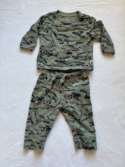 2 Piece Gap Dinosaur Outfit, 3-6 month , Kids 6 Month (3-6M)