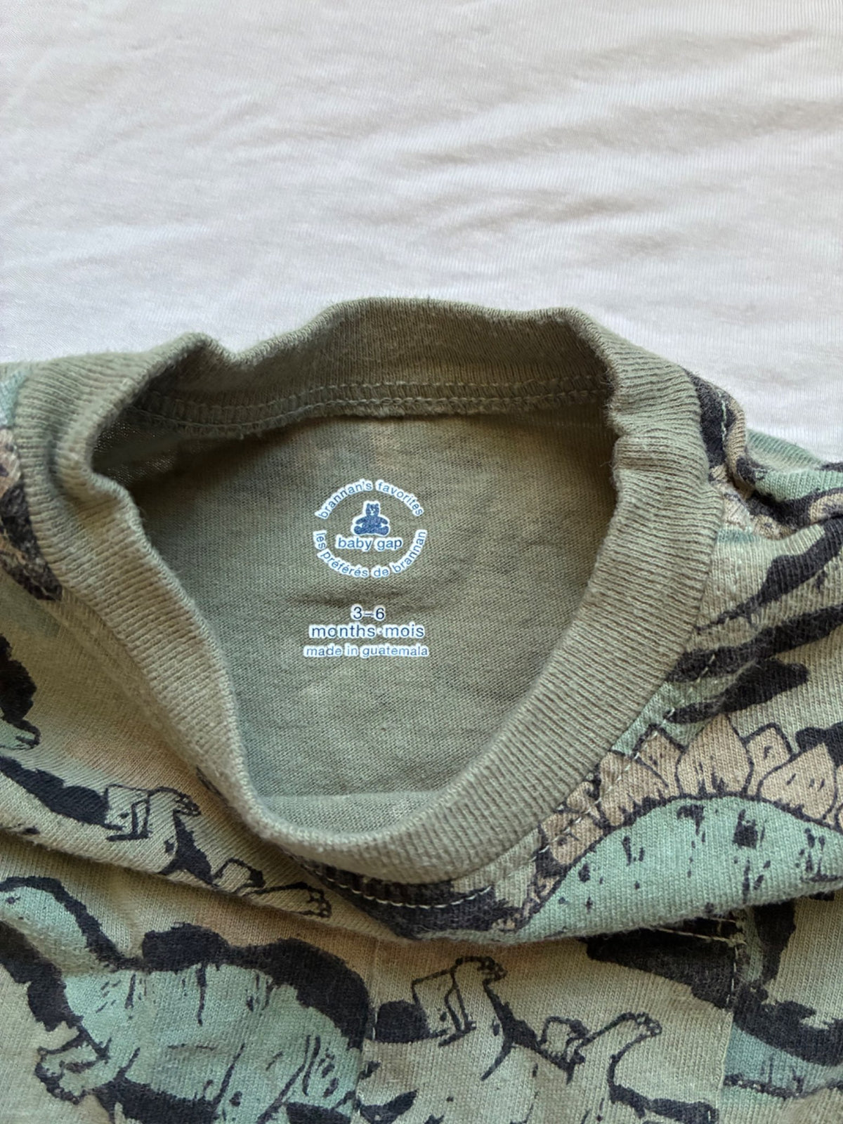 2 Piece Gap Dinosaur Outfit, 3-6 month , Kids 6 Month (3-6M)