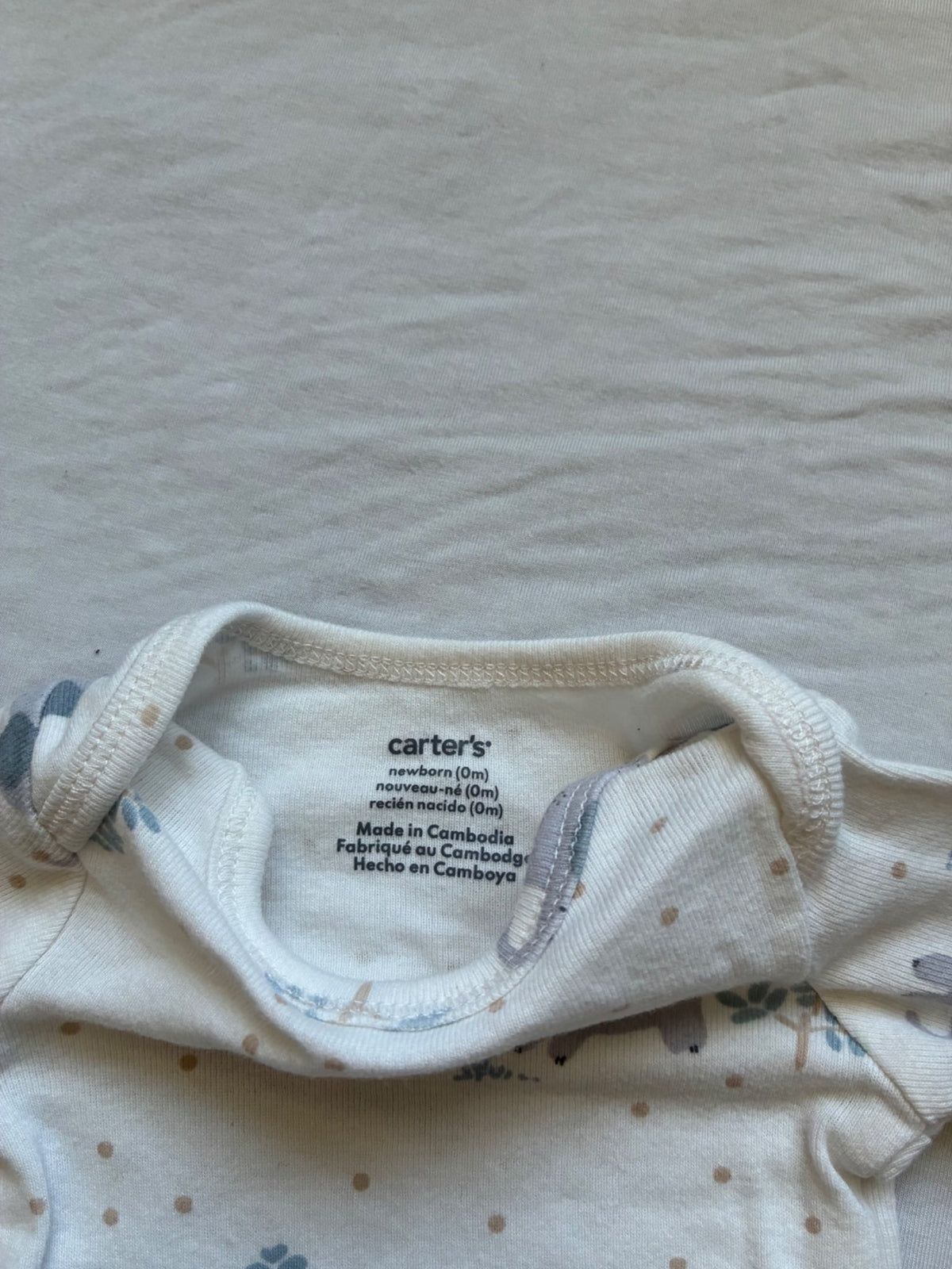 Carters NB Elephant Outfit, Kids Newborn