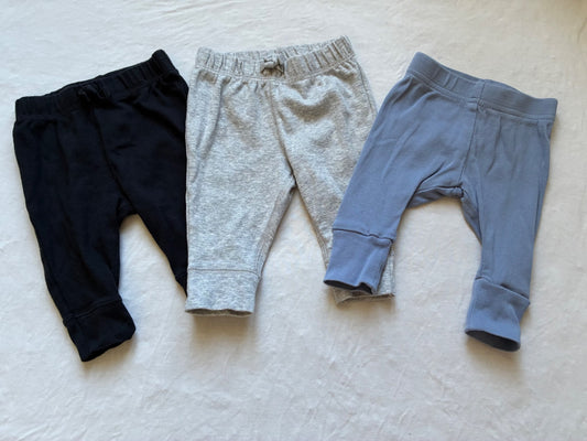 3 pairs of 3month pants , Kids 3 Month (0-3M)