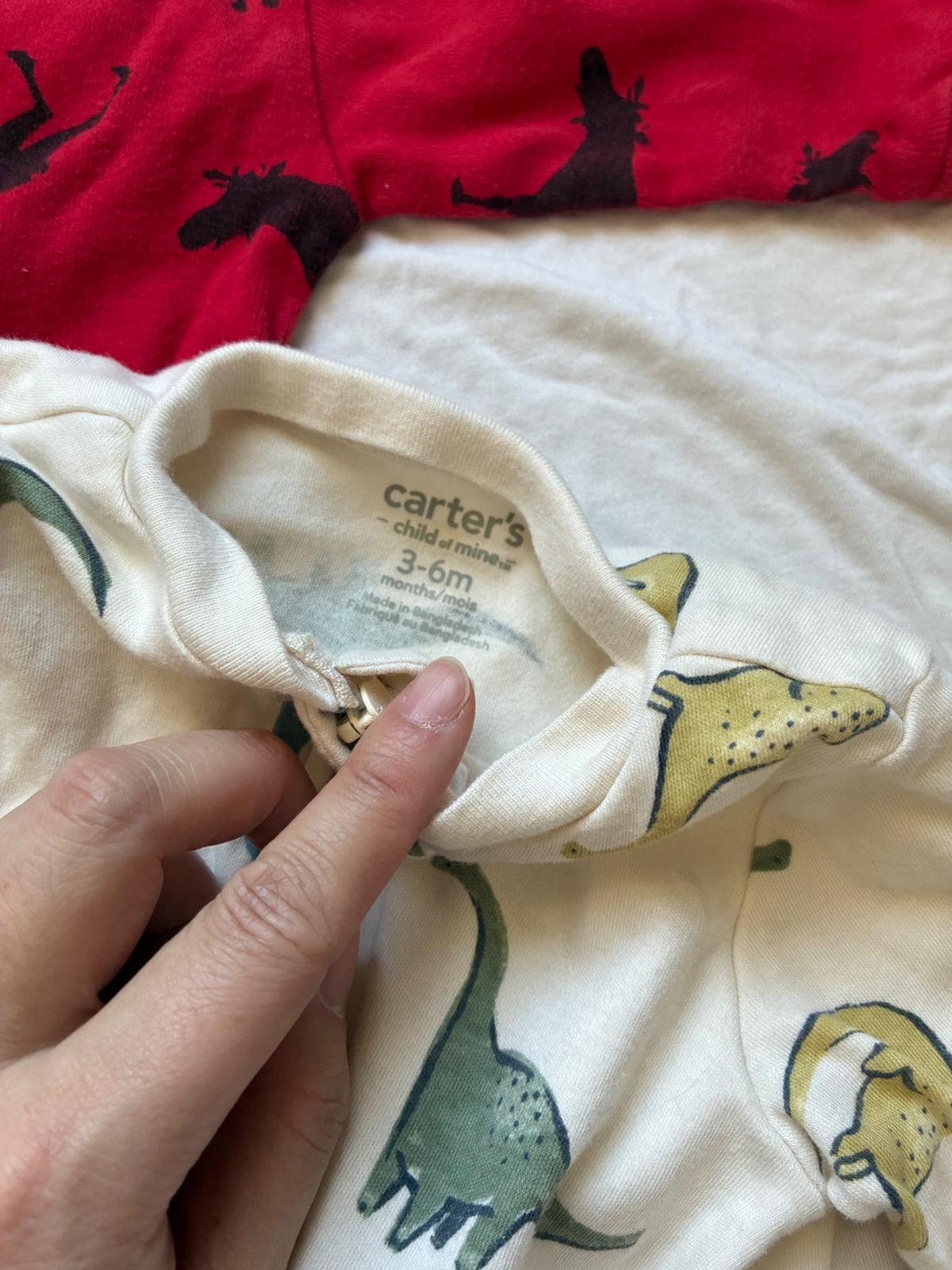 2 3-6 month sleepers, one footed, one romper , Kids 6 Month (3-6M)