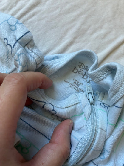 Bundle of 4 Newborn footed sleepers , Kids Newborn