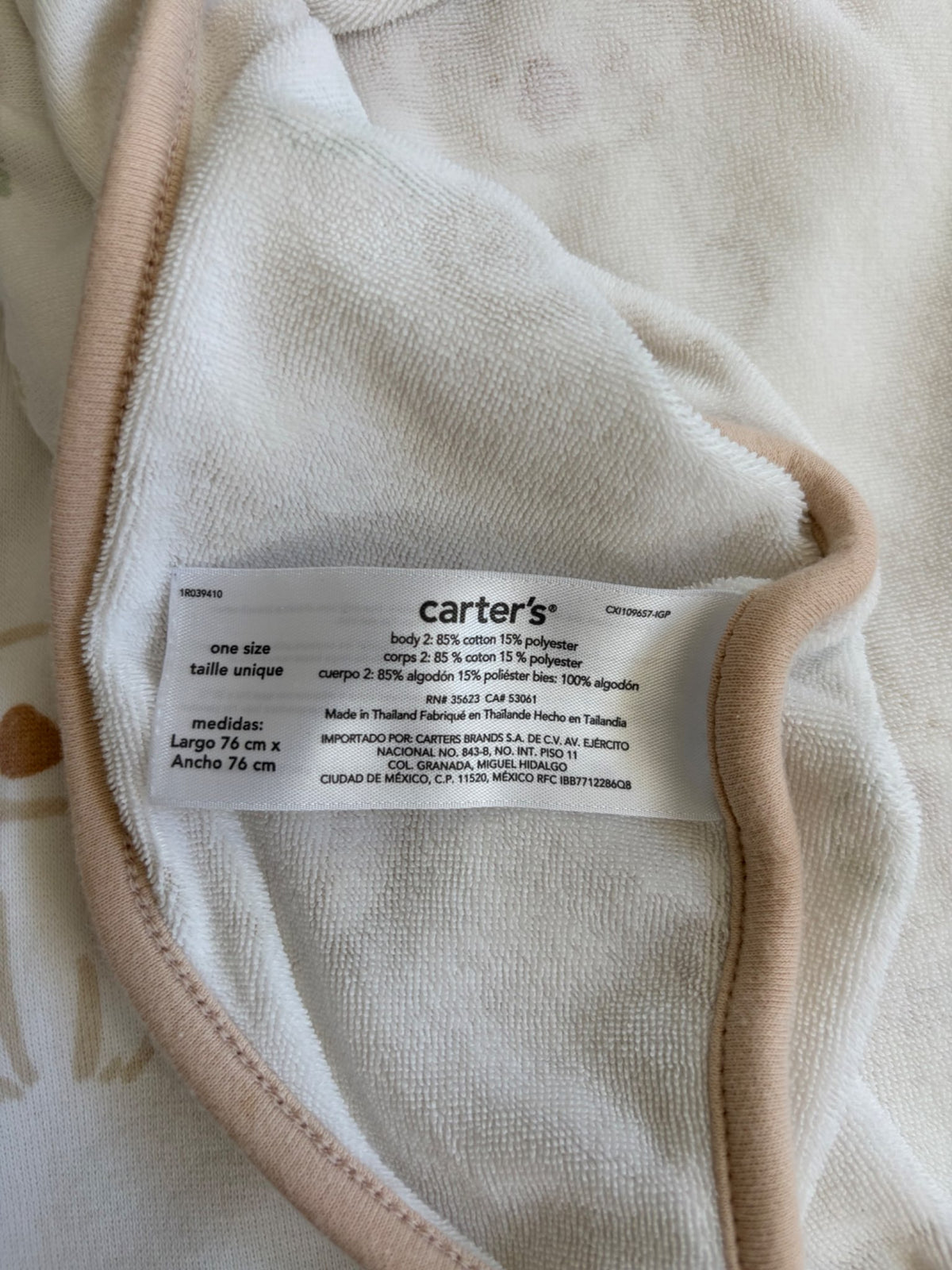 Hooded baby towels