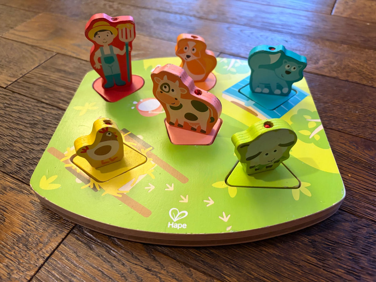 Hape farmyard sound puzzle