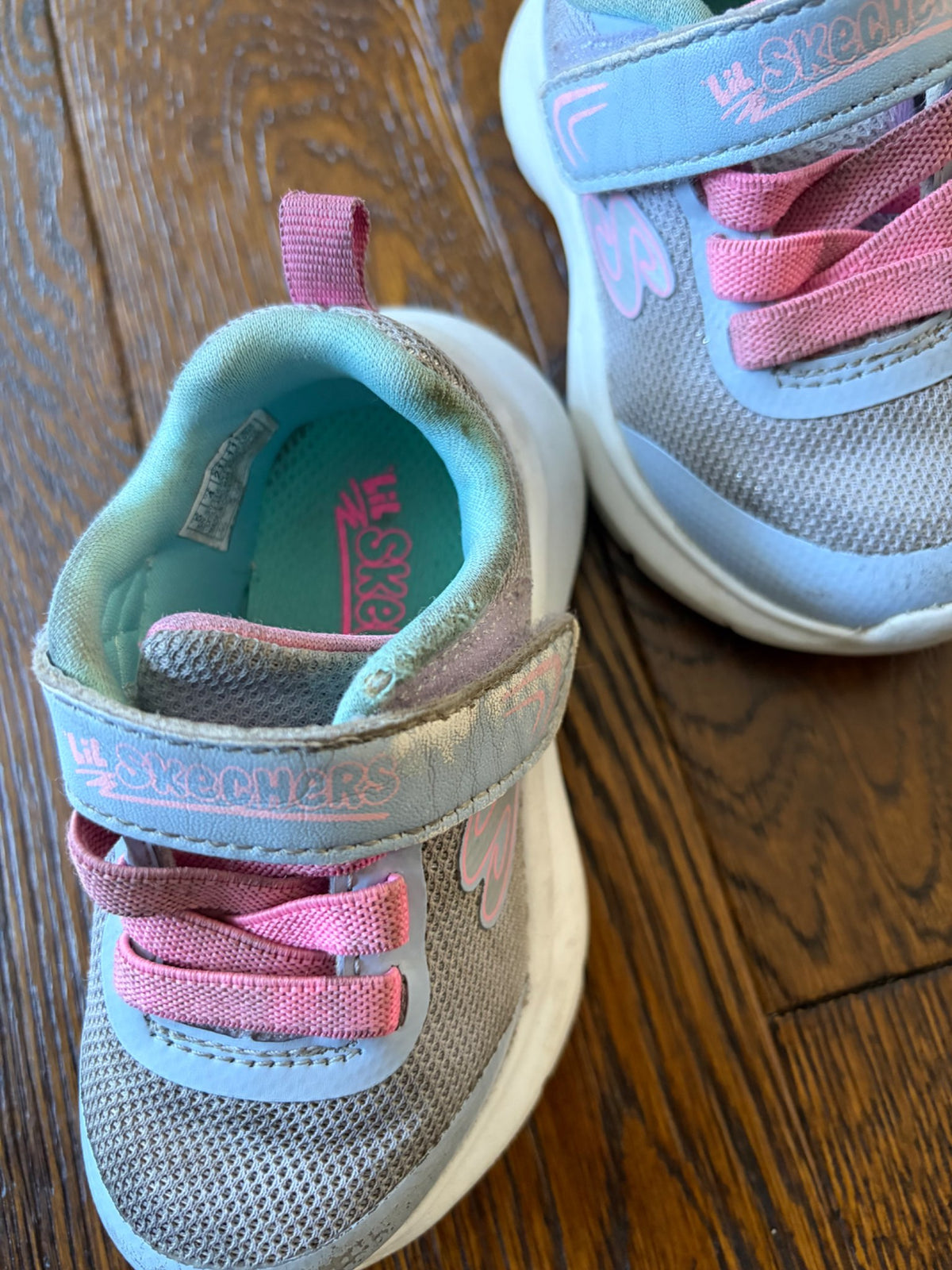 Girls Skechers size 5T, Shoes 5 (Walkers:12-24 mth)