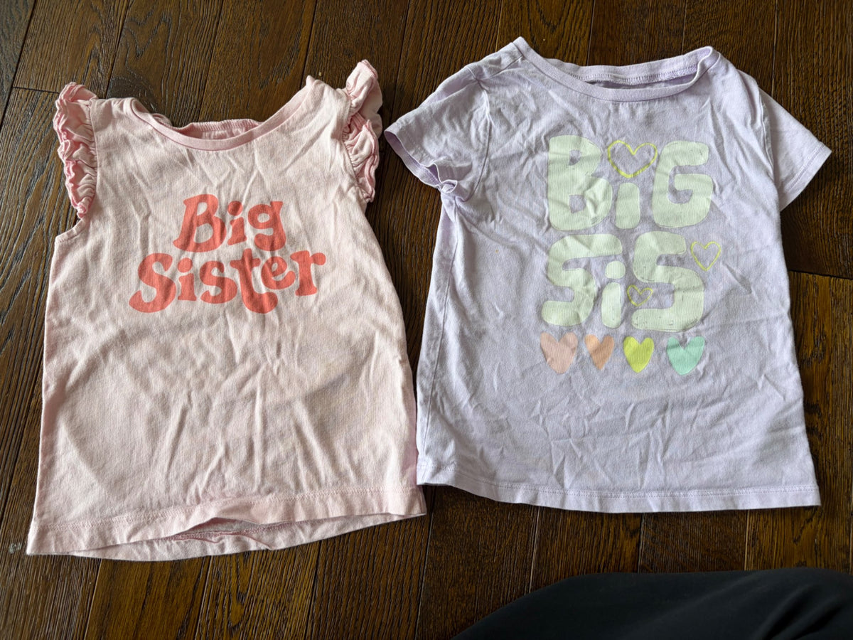 T shirts 4T - Big Sister , Kids 4/4T