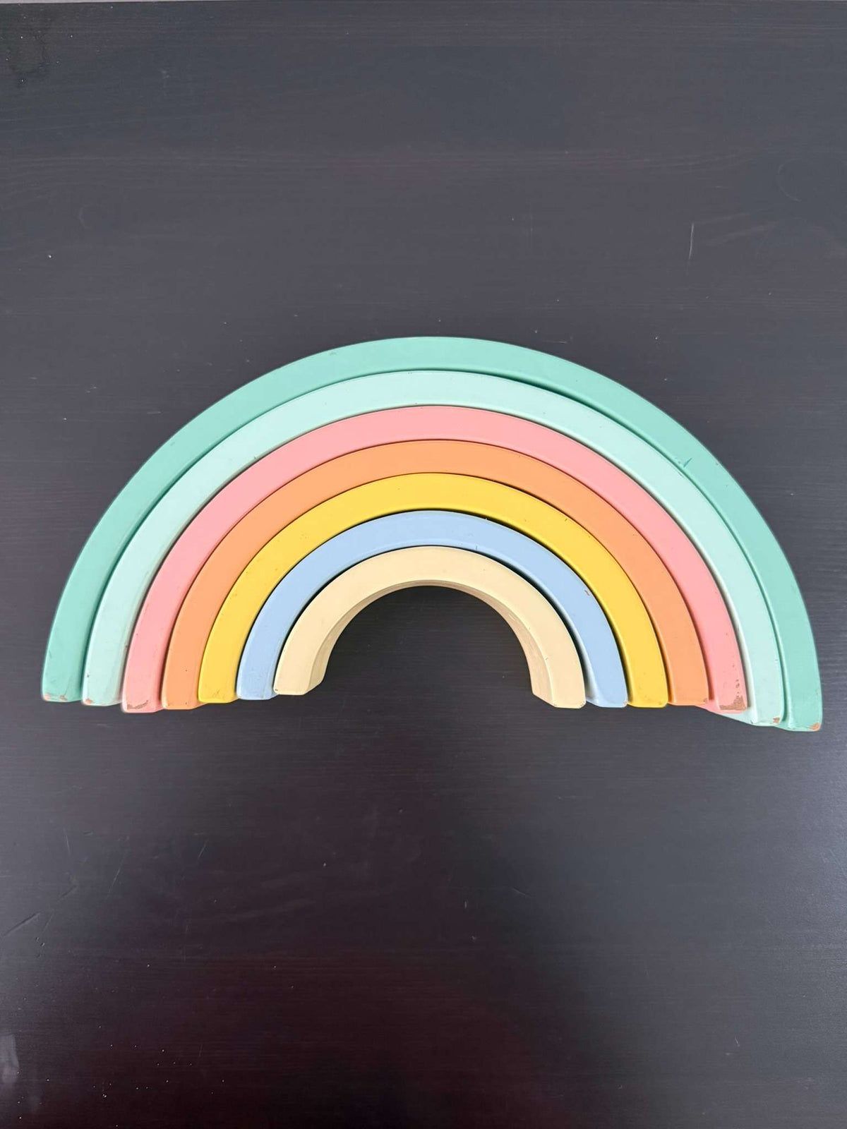 Wooden Rainbow Abacus and Rainbow (206)