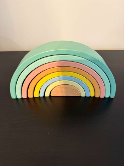 Wooden Rainbow Abacus and Rainbow (206)