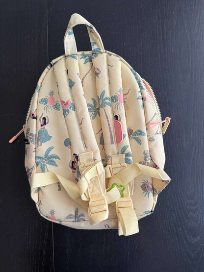 Yellow Herschel Heritage Kids Backpack with Hula Dancer print (76)