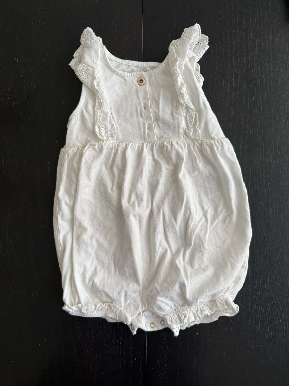 GAP 18-24month Bundle - Jean Onsie, White Onesie shorts & White Top (77), Kids 24 Month (18-24M)