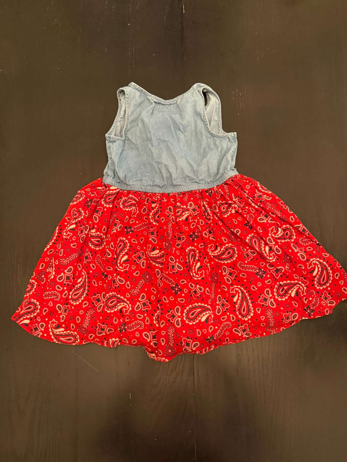 Stampede Girls Denim Dress Size 5-6 (205), Kids 5/5T