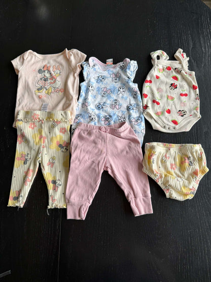 Disney Girls Bundle 3-6 Months (326), Kids 6 Month (3-6M)