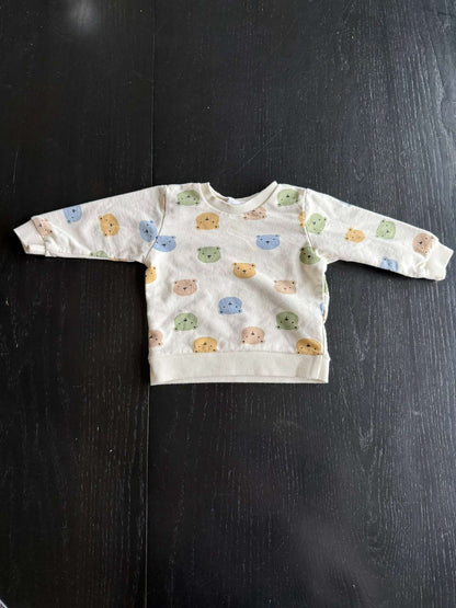 Petit Lem 12 Month Bear Sweatshirt (335), Kids 12 Month (9-12M)