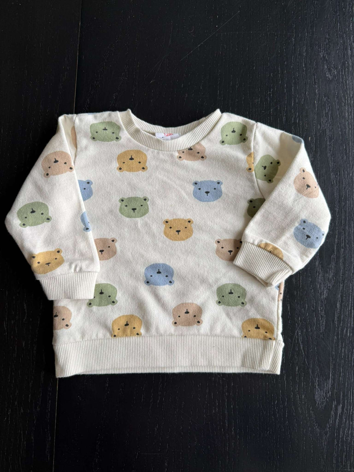 Petit Lem 12 Month Bear Sweatshirt (335), Kids 12 Month (9-12M)