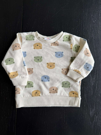 Petit Lem 12 Month Bear Sweatshirt (335), Kids 12 Month (9-12M)