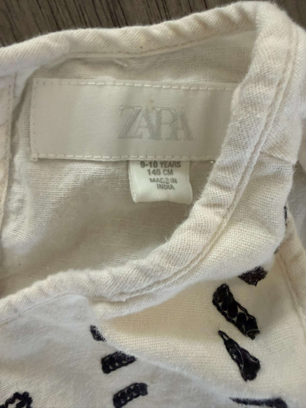 Zara Girls Sweatshirt & Embroidered Tank – Size 9-10, Kids 10